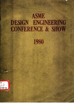 ASME DESIGN ENGINEERING CONFERENCE＆SHOW 1980