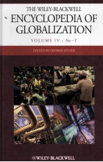 the wiley-blackwell encyclopedia of globalization volume 4 no-t