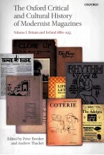 the oxford critical and cultural history of modernist magazines volume 1 britain and ireland 1880-