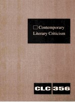 contemporary literary criticism volume 356