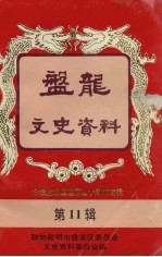 盘龙文史资料 第11辑 纪念盘龙区建区四十周年专辑