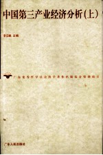 中国第三产业经济分析 上