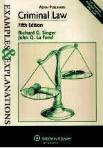 CRIMINAL LAW EXAMPLES & EXPLANATIONS FIFTH EDITION