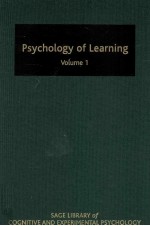 PSYCHOLOGY OF LEARNING VOLUME I