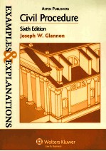 CIVIL PROCEDURE EXAMPLES & EXPLANATIONS SIXTH EDITION