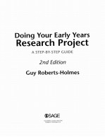 DOING YOUR EARLY YEARS RESEARCH PROJECT A STEP-BY-STEP GUIDE 2ND EDITION