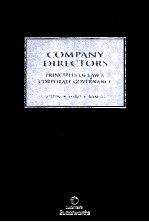 COMPANY DIRECTORS PRINCIPLES OF LAW AND CORPORATE GOVERNANCE