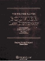 THE WOLTERS KLUWER BOUVIER LAW DICTIONARY DESK EDITION VOLUME II