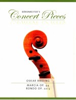 Barenreiter Concert Pieces Marcia op.44 Rondo op. 22/3