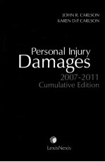 PERSONAL INJURY DAMAGES 2007-2011 CUMULATIVE EDITION