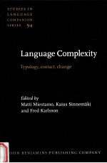 LANGUAGE COMPLEXITY TYPOLOGY,CONTACT,CHANGE