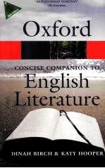 THE CONCISE COMPANION TO ENGLISH LITERATURE FOURTH EDITION