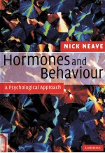HORMONES AND BEHAVIOUR A PSYCHOLOGICAL APPROACH