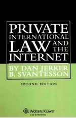 PRIVATE INTERNATIONAL LAW AND THE INTERNET SECOND EDITION