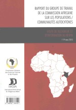 RAPPORT DU GROUPE DE LA COMMISSION AFRICAINE SUR LES POPULATIONS/COMMUNAUTES AUTOCHTONS VISITE DE R