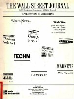 THE WALL STREET JOURNAL APPLICATIONS IN MARKETING FIFTH EDITION