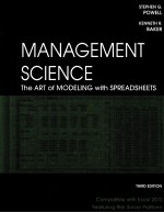 MANAGEMENT SCIENCE THE ART OF MODELING WITH SPREADSHEETS THIRD EDITION