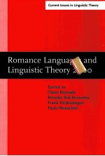 ROMANCE LANGUAGES AND LINGUISTIC THEORY 2000