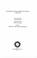 ECONOMIC DEVELOPMENT OF AFRICA