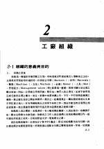 工厂管理 第2章 工厂组织