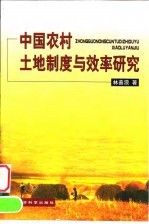 中国农村土地制度与效率研究