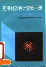 实用财务会计查帐手册 银行信贷财务分册